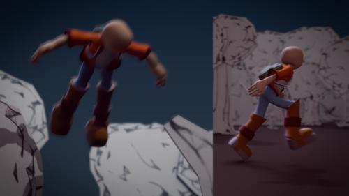 Base Mesh with Simple Rig and Animation preview image